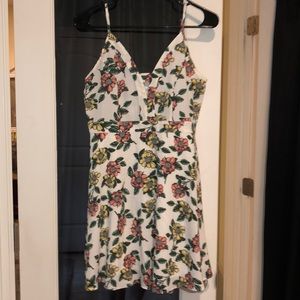boutique brand floral print dress